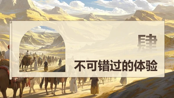 黄色简约风文化主题旅游攻略PPT模板