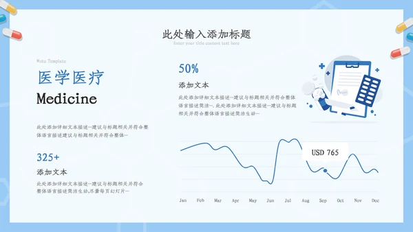 医疗ppt医药医学年终总结工作汇报ppt