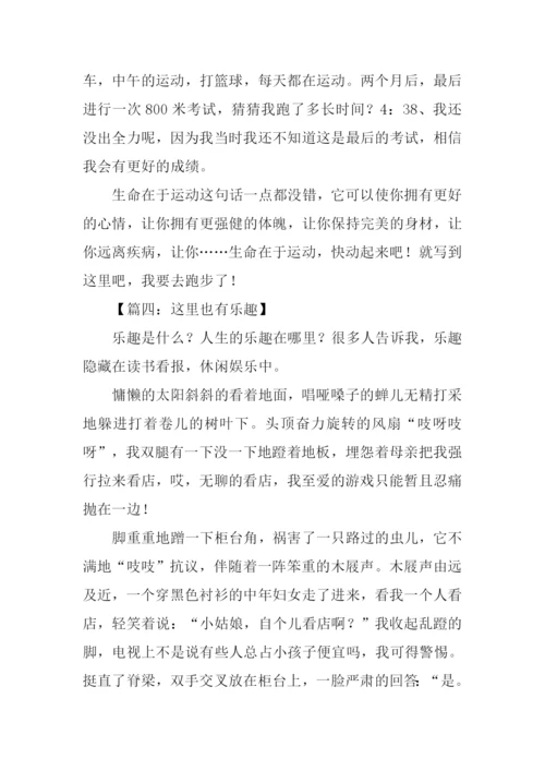 乐趣作文800字-20.docx