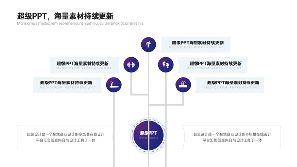 运动健身永无止境通用PPT模板