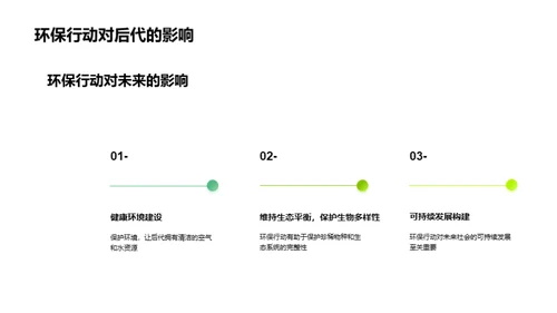 绿色行动，守护地球