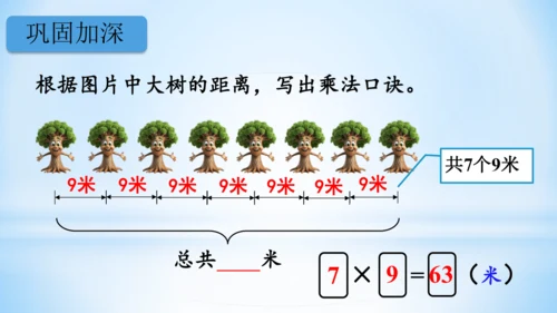 6.表内乘法（二）-9的乘法口诀课件(共28张PPT)二年级上册数学人教版