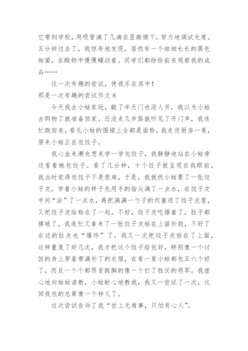 那是一次有趣的尝试作文_5.docx