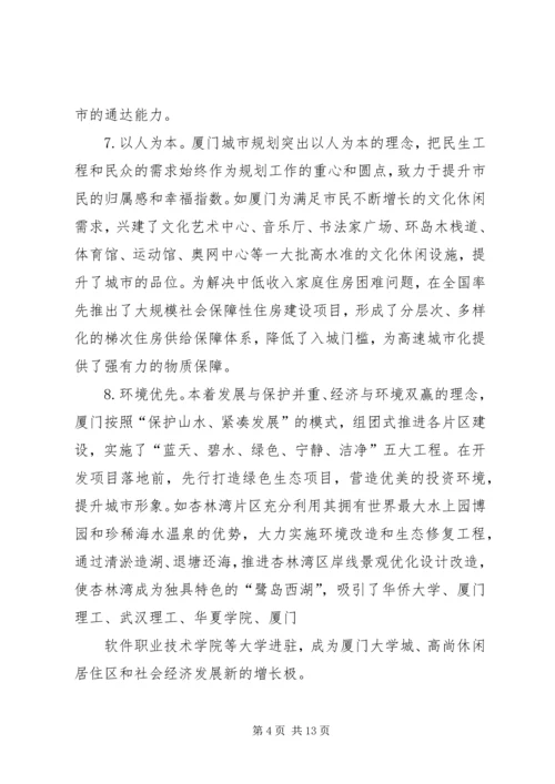 学习考察城市建设考察报告 (4).docx