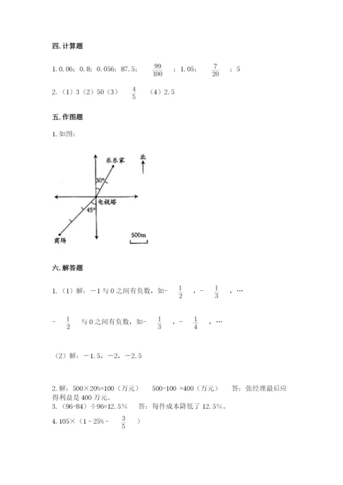 小升初六年级期末测试卷（典优）.docx