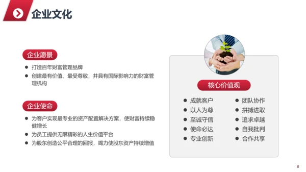 公司及企业业务简介PPT模板
