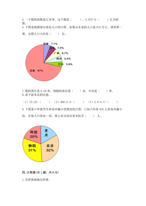 小学数学六年级上册期末测试卷【新题速递】.docx