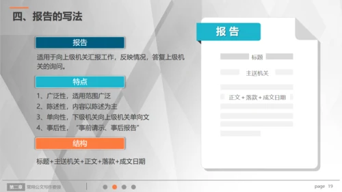 行政人员实用公文写作文案技巧通用PPT模板