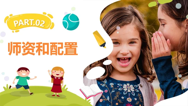 卡通活泼实景课后教育机构介绍PPT模板