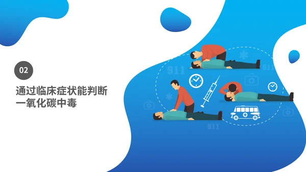 一氧化碳煤气中毒急救护理主题班会通用PPT模板