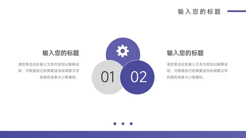 紫色极简风总结及未来展望PPT模板