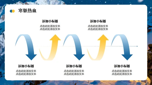 蓝色简约风长征纪念日主题红军长征精神团课PPT模板