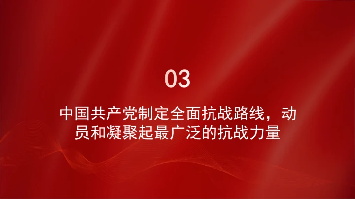 深刻认识全民族抗战的中流砥柱ppt课件