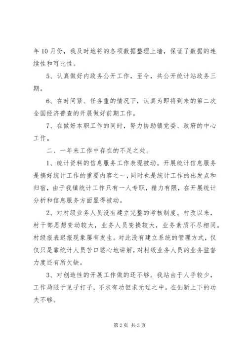 乡镇年终统计工作总结范文.docx
