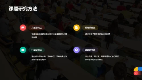 黑色商务教育培训研究报告PPT案例