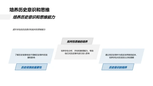 历史教学创新策略PPT模板