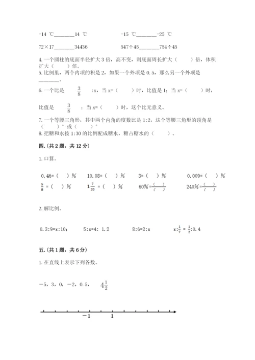 苏教版数学小升初模拟试卷精品（名校卷）.docx