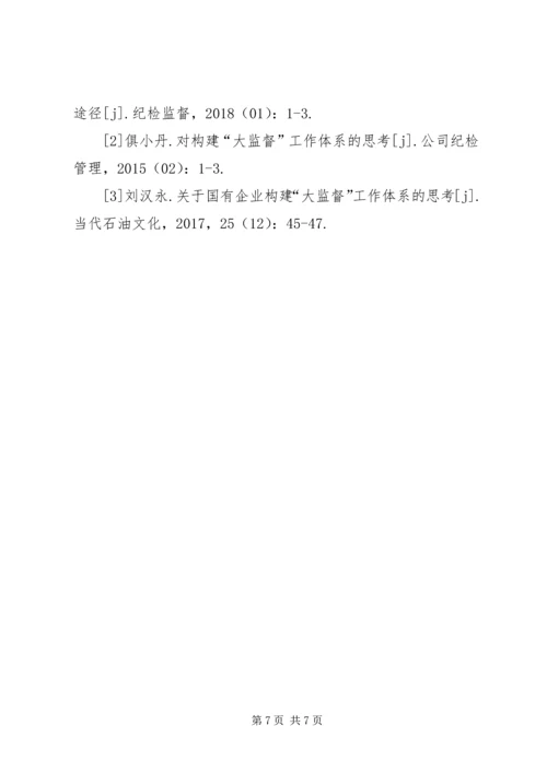 国有企业大监督体系建设思考.docx