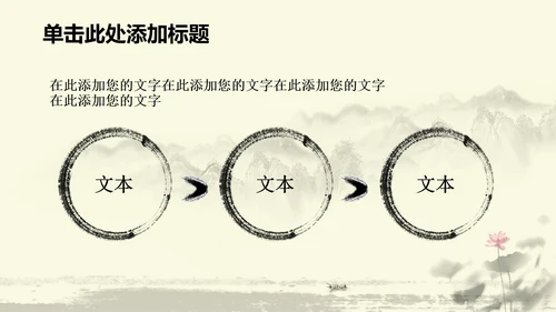 水墨中国风中医足疗ppt动态模板