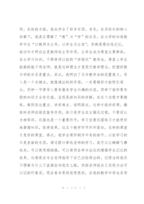 数学教师业务培训总结怎么写.docx