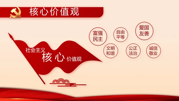 红色党建两会专题工作总结汇报计划PPT动态