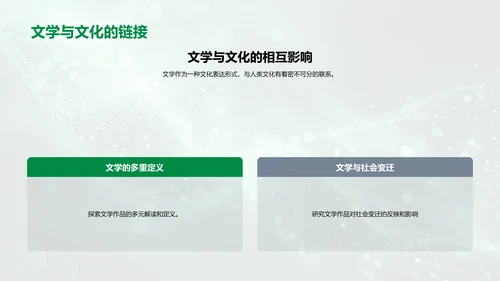 文学影响社会解读