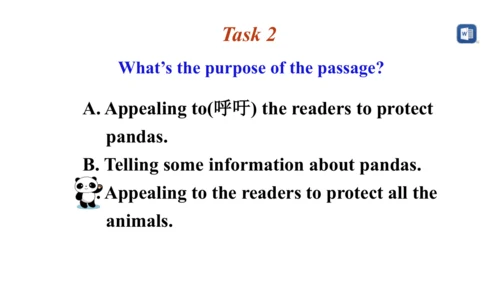 Module 6 Unit 2 The WWF is working hard to save th