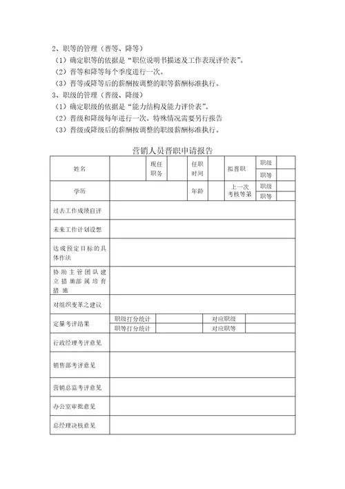 销售人员晋升体系方案共6页