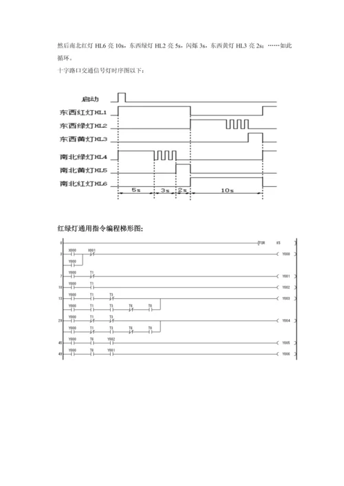 可编程序控制器应用核心技术实训综合报告.docx