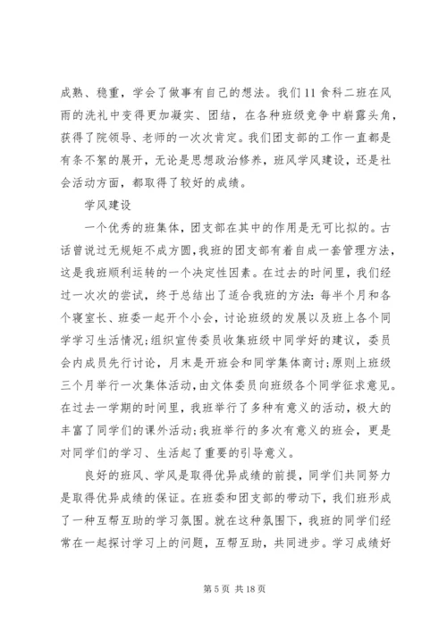 优秀团支部申请书范文 (2).docx