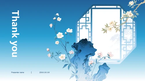 蓝色复古风IT互联网行业商务培训PPT主题