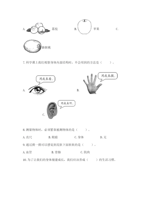 教科版小学科学二年级下册期末测试卷及完整答案（典优）.docx