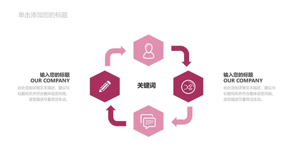 小清新粉色生日活动策划通用PPT模板