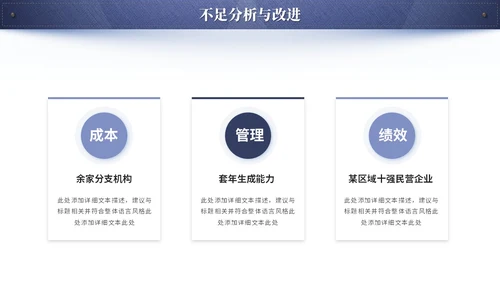 蓝色简约创意牛仔布质感工作总结工作汇报ppt模板