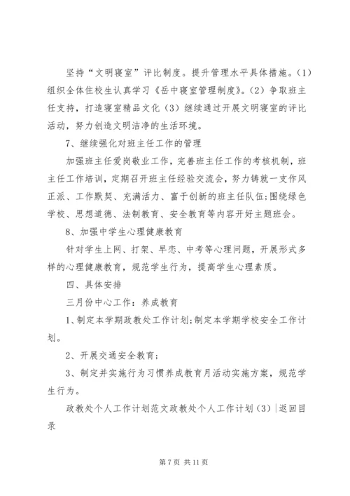 政教处个人工作计划3篇.docx