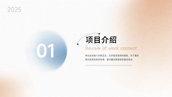 蓝金磨砂商业计划书PPT模板