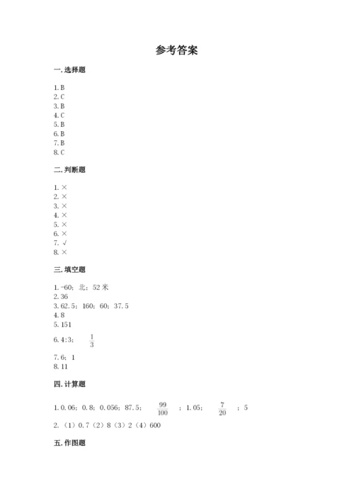冀教版六年级下册期末真题卷含答案（综合题）.docx