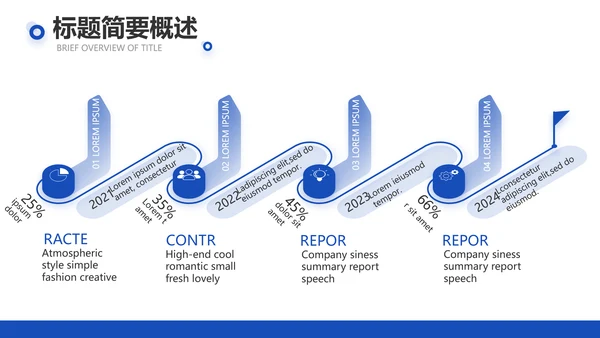 蓝色创意公务员教师转正述职报告动态PPT模板