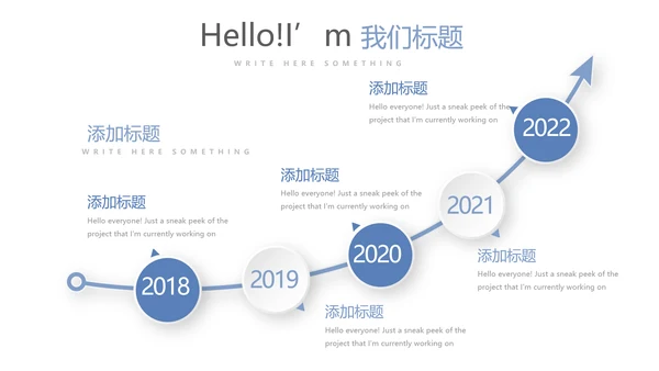 蓝色医疗分析报告动态PPT