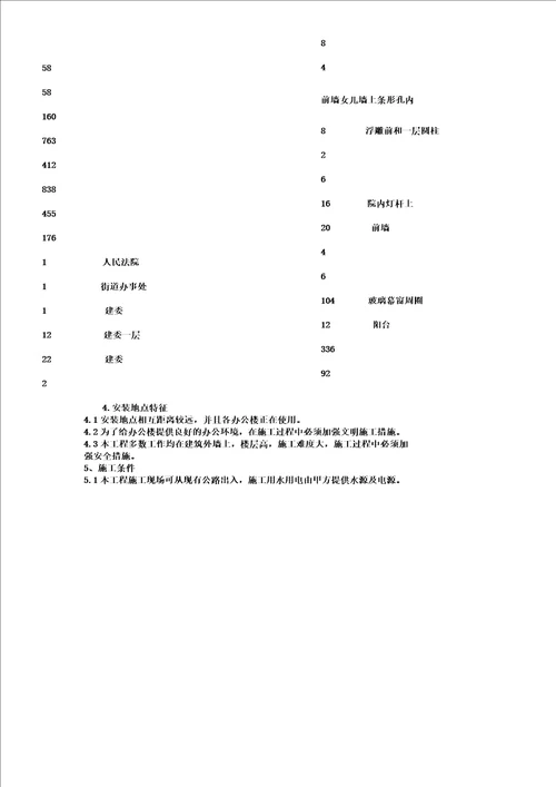 新某室外景观亮化工程施工方案