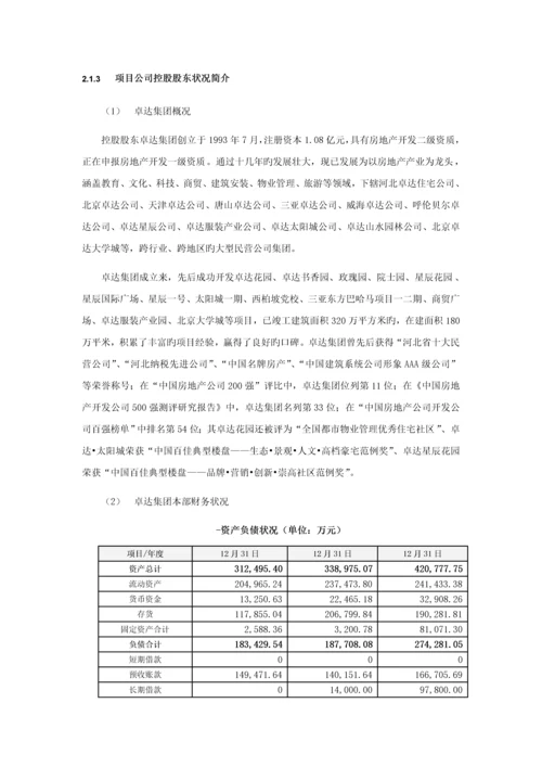 房地产股权投资专项项目尽职详细调查汇总报告.docx