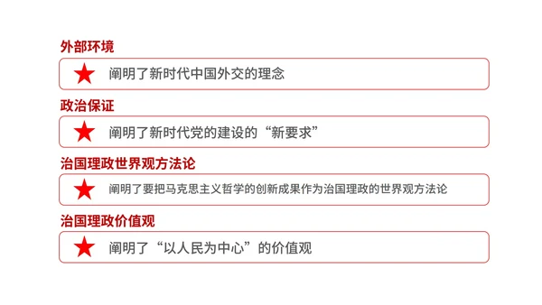 红色党政风新时代中国PPT模板