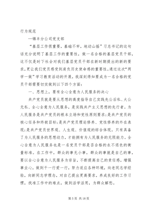 新时期共产党员思想行为规范讨论.docx