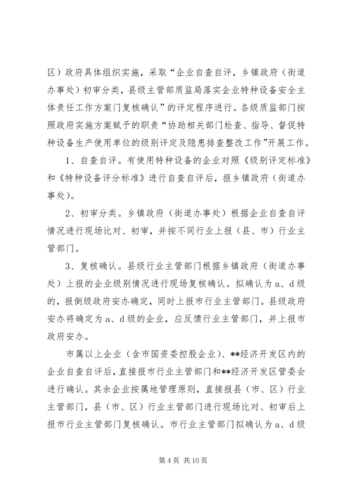 质监局落实企业特种设备安全主体责任工作方案 (4).docx