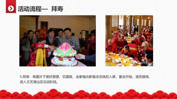 寿宴仪式生日宴策划方案通用PPT模板