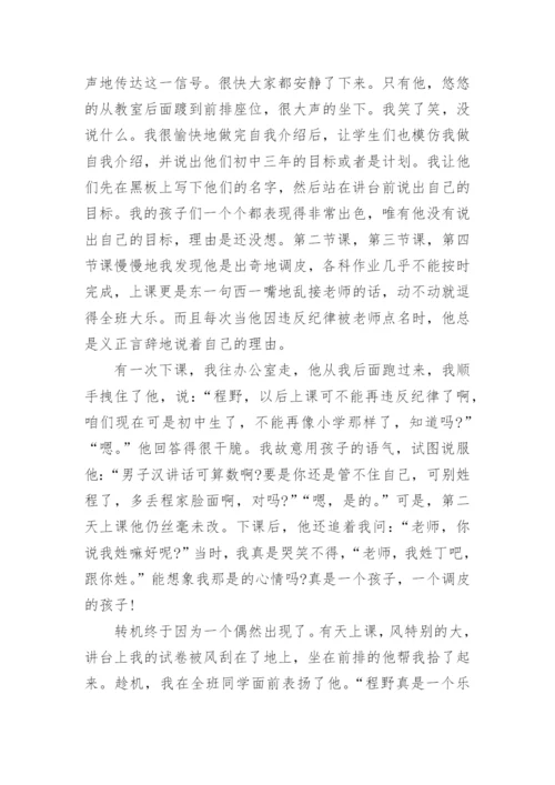 新岗教师职业生涯体验随笔范文.docx