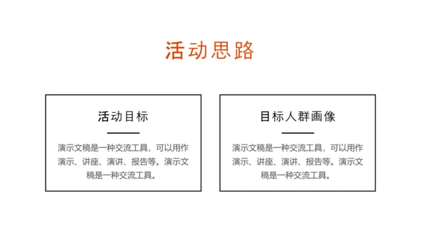 移动互联网电商活动策划PPT模板