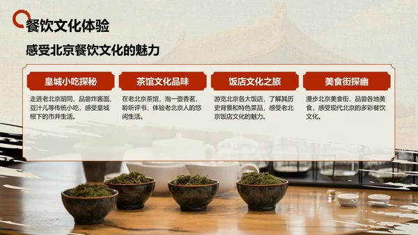 红色摄影风北京城市地标与历史文化探索PPT模板