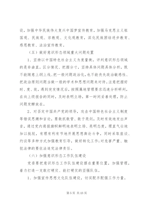 学校意识形态工作要点--工作计划.docx