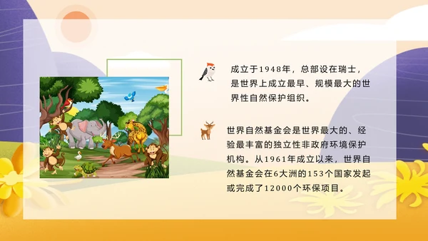 国际动物保护日世界动物日PPT模板